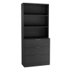 Fuji 3 Drawer Chest Cabinet & Bookcase