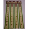 SET OF 12, 30cm RULERS, 4 EACH OF BARBIE, MUPPET & WITCH