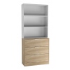 Fuji 3 Drawer Chest Cabinet & Bookcase