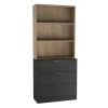 Fuji 3 Drawer Chest Cabinet & Bookcase