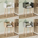 Barndale Bedside Table with Pinewood Legs