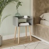 Barndale Bedside Table with Pinewood Legs