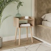 Barndale Bedside Table with Pinewood Legs