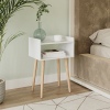 Barndale Bedside Table with Pinewood Legs