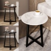 Bianca MDF Side Tables with Steel Legs