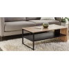 Chester 100cm Wood & Steel Coffee Table