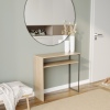 Chester 80cm Wood & Steel Console Table