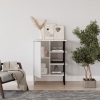 Chester 60cm Wood & Steel Side Cabinet Shelf