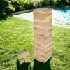 60 Pcs Outdoor Wooden Giant Sized Jumbling Tower [115421]