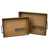 2 Pcs Bistro 'Coffee Bar' Tray Set [682237]