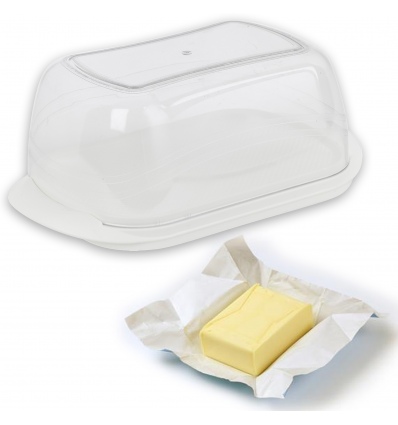 Plastic Butter Dish with Lid [217101]