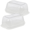 Plastic Butter Dish with Lid [217101]