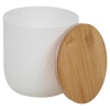 White Storage Jar with Bamboo Lids [456494]