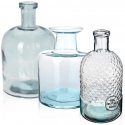 100% Recycled Glass Honeycomb Design Bottle Vase [233514]