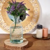 100% Recycled Glass Honeycomb Design Bottle Vase [233514]