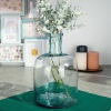 100% Recycled Glass Honeycomb Design Bottle Vase [233514]