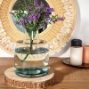100% Recycled Glass Honeycomb Design Bottle Vase [233514]