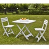 ProGarden Plastic Camping Set 1 Table And 2 Chairs