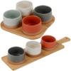 Stoneware Serving Set on Boards