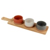 Stoneware Serving Set on Boards