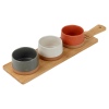 Stoneware Serving Set on Boards