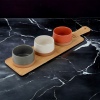 Stoneware Serving Set on Boards