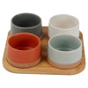 Stoneware Serving Set on Boards