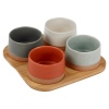 Stoneware Serving Set on Boards