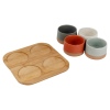 Stoneware Serving Set on Boards