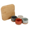 Stoneware Serving Set on Boards