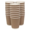 25 Kraft Double Wall Hot Cups