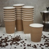 25 Kraft Double Wall Hot Cups