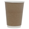 25 Kraft Double Wall Hot Cups