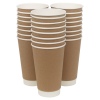 25 Kraft Double Wall Hot Cups