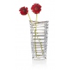 Crystal Look Heavy Glass Bouquet Vase