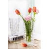 Crystal Look Heavy Glass Bouquet Vase