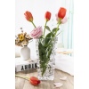 Crystal Look Heavy Glass Bouquet Vase