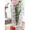 Crystal Look Heavy Glass Bouquet Vase