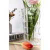 Crystal Look Heavy Glass Bouquet Vase