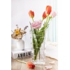 Crystal Look Heavy Glass Bouquet Vase