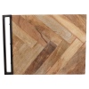 Herringbone Cutting Board with Metal Handle [559652]