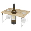 Foldable Bamboo Wine Table [846066]