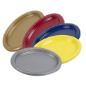 Plastic Oval Platters 12 Inch 5 Colours