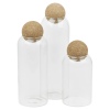 Glass Storage Jar with Cork Ball Lid