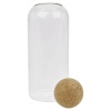 Glass Storage Jar with Cork Ball Lid