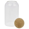 Glass Storage Jar with Cork Ball Lid