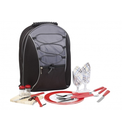 Black & Grey Picnic Hamper Backpack 