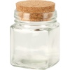 Glass Storage Jar with Cork Lid