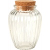 Glass Storage Jar with Cork Lid