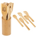 Invotis Bamboo Kitchen Utensil Set [745810]
